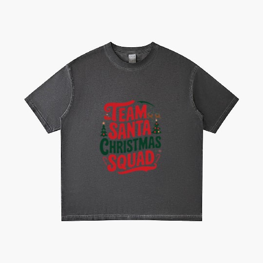 Team Santa Christmas Squad Festive Holiday party Gradient T Shirts