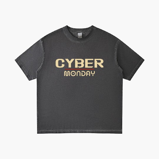 Cyber Monday Gradient T Shirts Design Retro vintage