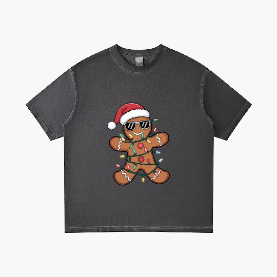 Can't Catch Me, Retro Christmas, Gingerbread Funny Gradient T Shirts