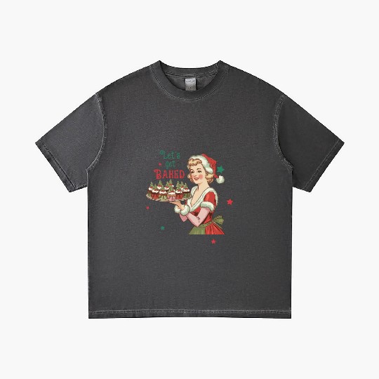 Santa Christmas, Christmas Retro Gradient T Shirts