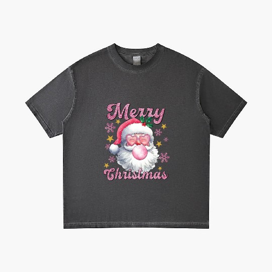 Merry Christmas, Christmas Vingtage, Preppy Santa Gradient T Shirts