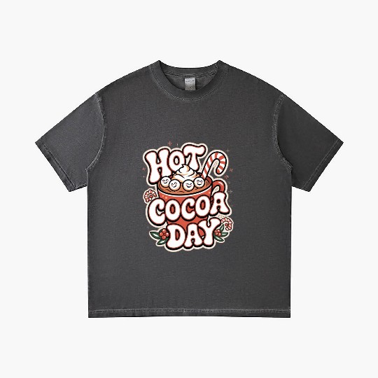 Hot Cocoa Day Gradient T Shirts