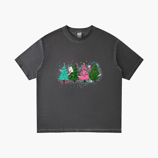 Christmas Tree, Merry Christmas Gradient T Shirts