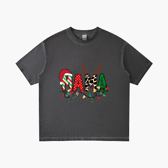 Merry Christmas, Christmas Retro Gradient T Shirts