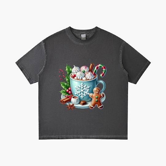 Christmas ice cream, Coquette Chistmas Gradient T Shirts