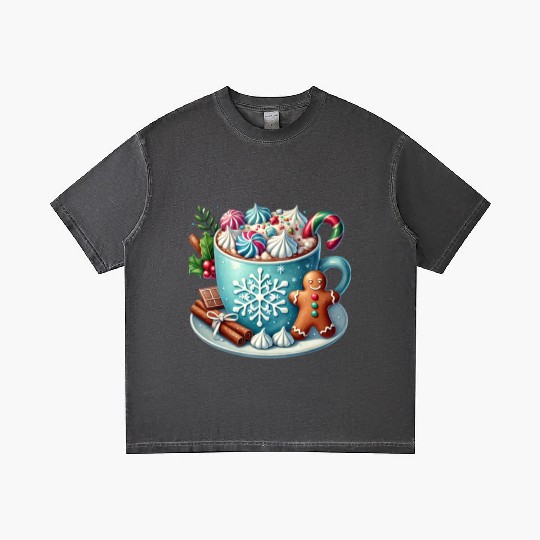 Christmas Ice Cream, Christmas Coteque Gradient T Shirts