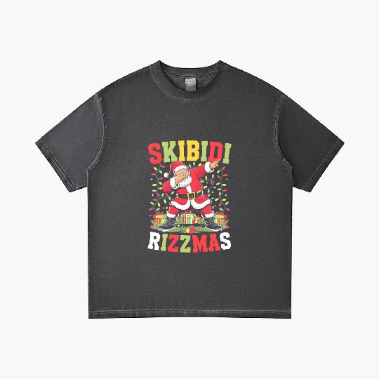 Rizz Christmas Santa Gen Alpha Skibidi Rizzmas Gradient T Shirts