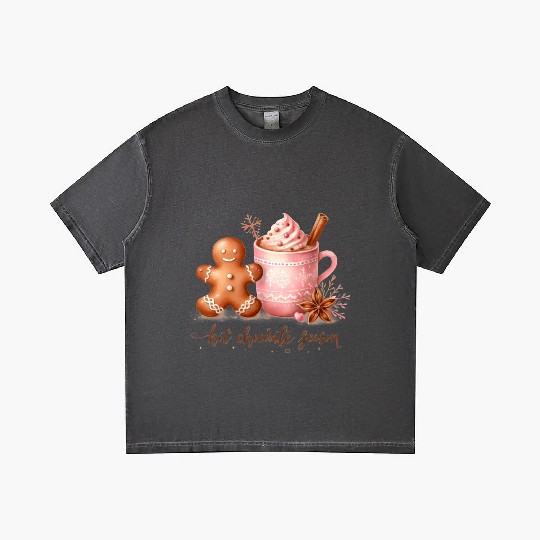Hot Chocolate Season Gradient T Shirts