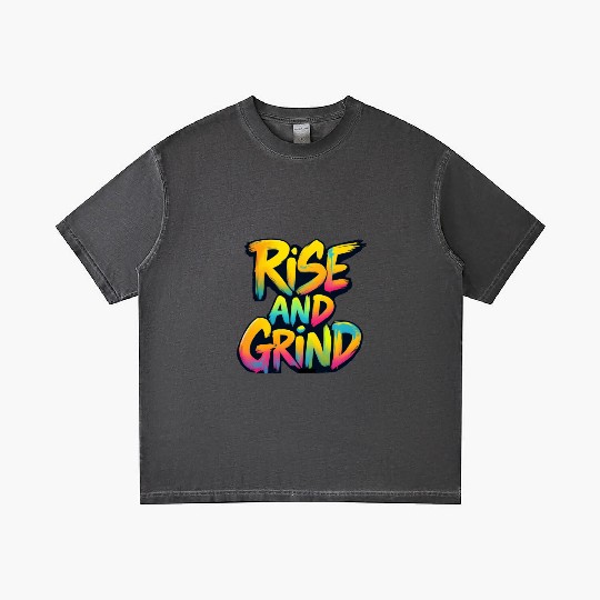 Rise And Grind Gradient T Shirts