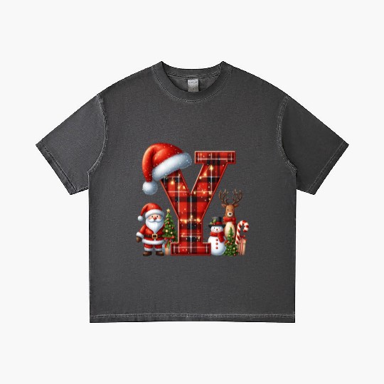 Merry Christmas, Christmas Retro Gradient T Shirts