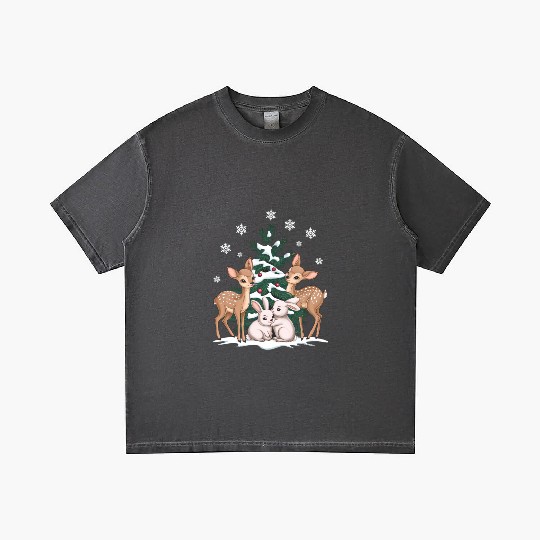 Peaceful Forest Gradient T Shirts
