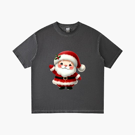 Santa Christmas, Christmas Retro Gradient T Shirts