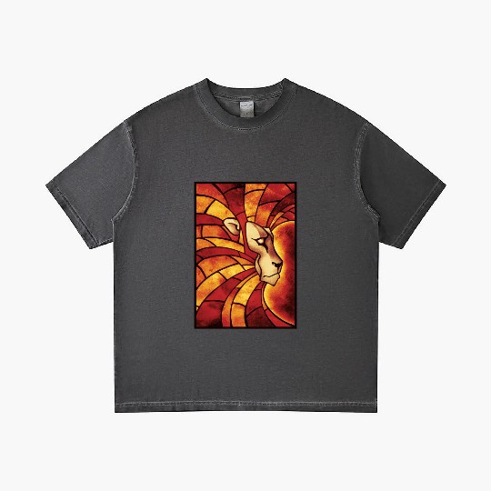 Lion of Judah Mosaic African Lion Rasta Roots Love Gradient T Shirts