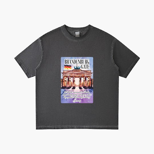 Brandenburg Gate A historic monument in Germany V2 Gradient T Shirts