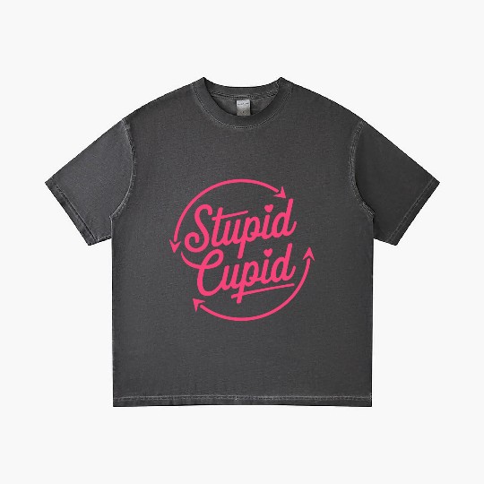 Stupid Cupid Sublimation Gradient T Shirts