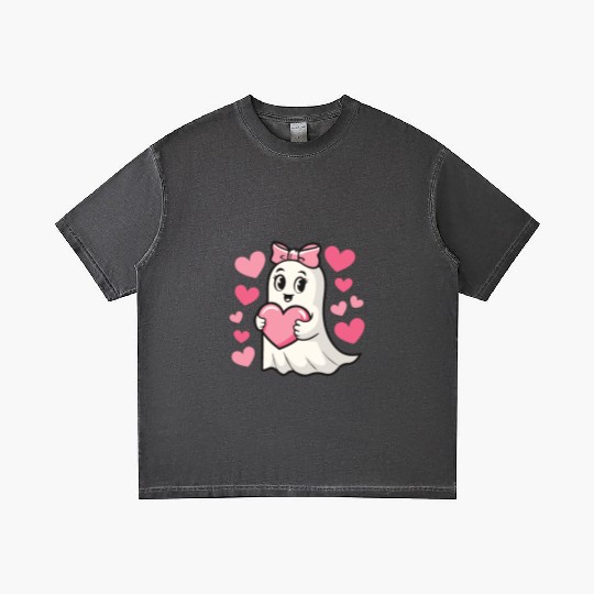 Ghost Heart, Valentines Day, Retro Valentines Gradient T Shirts