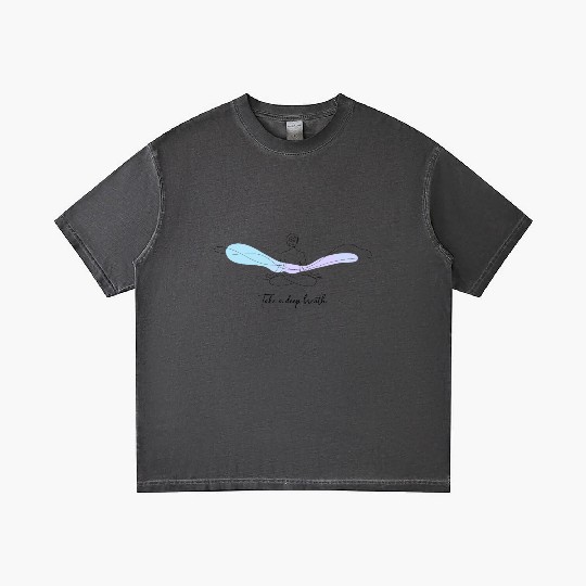 Peaceful Meditation Take a Deep Breath Gradient T Shirts
