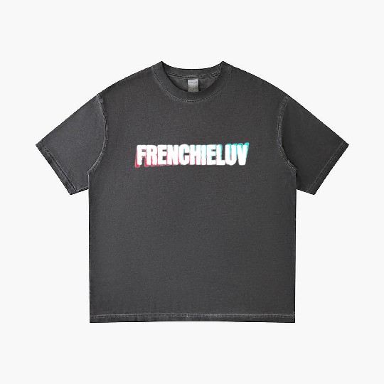 Frenchie Love Gradient T Shirts