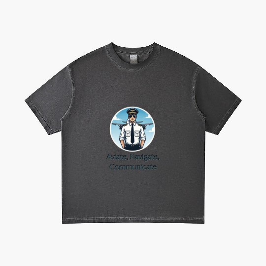 Aviate, Navigate, Communicate - Gradient T Shirts for Pilots