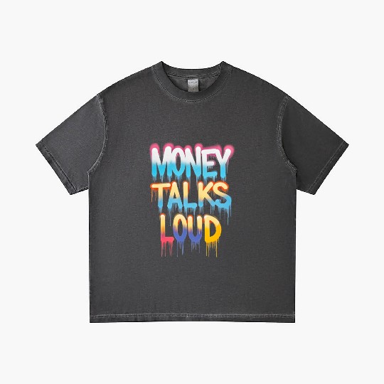 Money Talks Art Gradient T Shirts