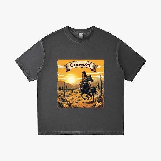 Cowgirl Gradient T Shirts | Embrace Your Western Spirit