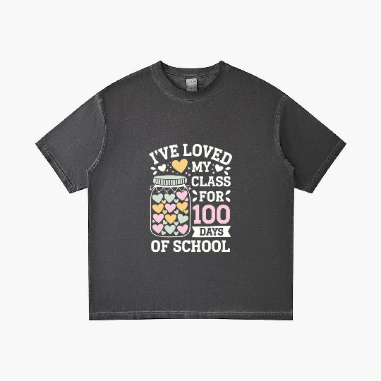 I've Loved My Class for 100 Days Of School Teacher Gradient T Shirts