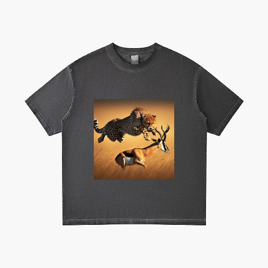Cheetah on the Hunt Gradient T Shirts