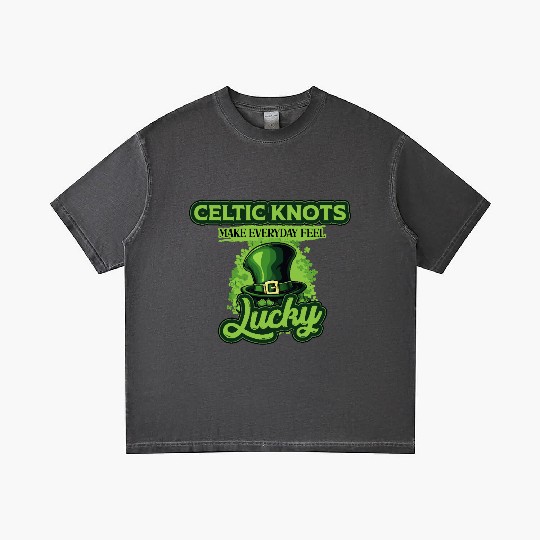 Celtic Knots Make Everyday Feel Lucky St Patricks Gradient T Shirts