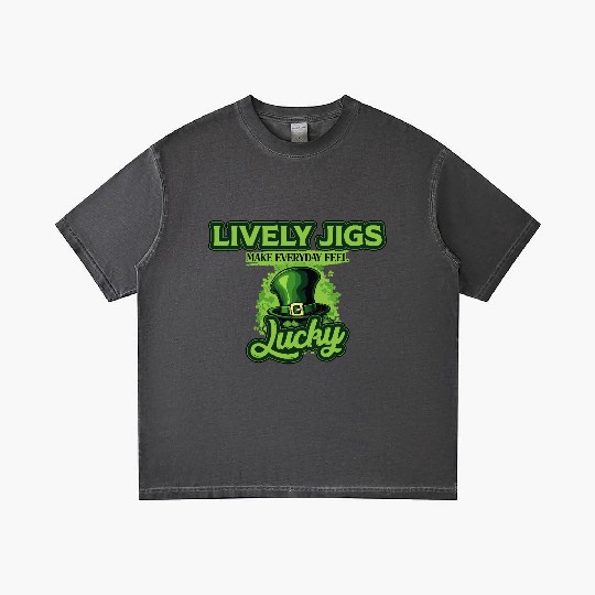 Lively Jigs Make Everyday Feel Lucky St Patricks Gradient T Shirts