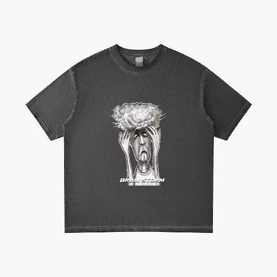 brain storm Gradient T Shirts