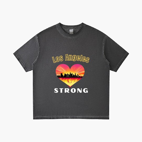 Los Angeles Strong Gradient T Shirts