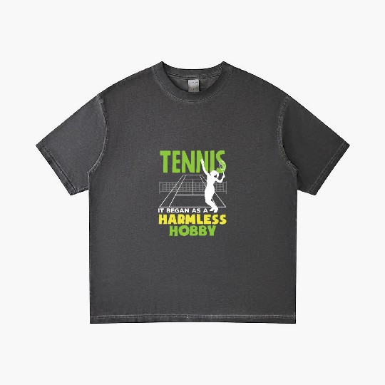 Tennis It Began As A Harmless Hobby Gradient T Shirts