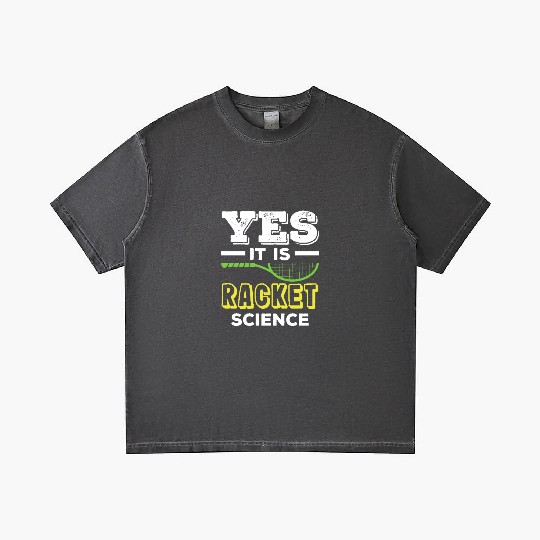 Tennis Yes It Is Racket Science Gradient T Shirts