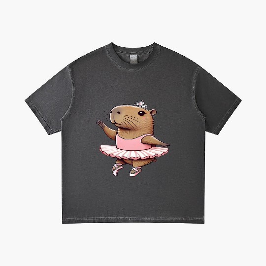 Ballerina Capybara Ballet Dance Plié, Chassé Jetté Gradient T Shirts
