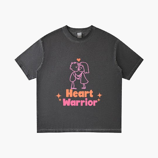 Heart warrior, valentine Gradient T Shirts