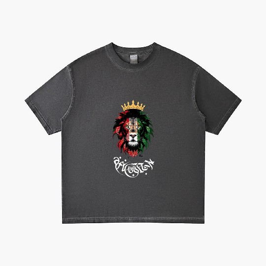 Afghanistan Lion Gradient T Shirts