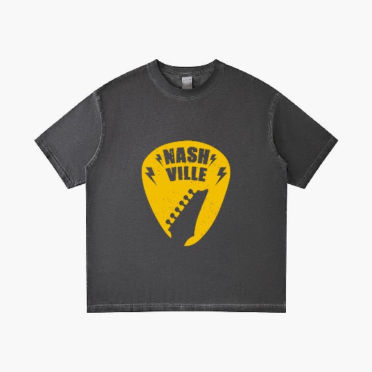 Nashville Music City Guitar Pick Gradient T Shirts