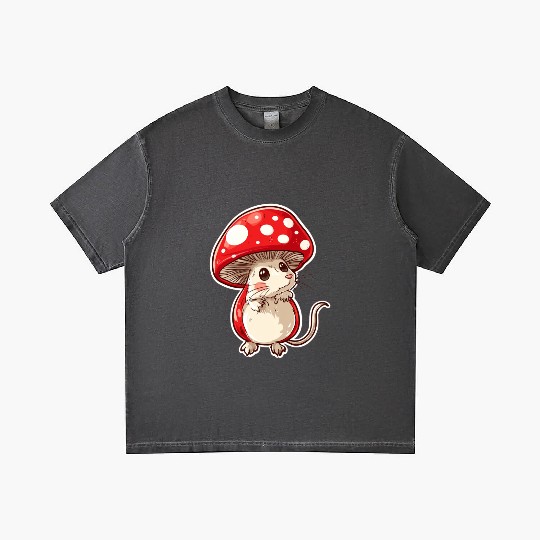 Mushroom Mouse Funny Animal And Mushroom Gradient T Shirts