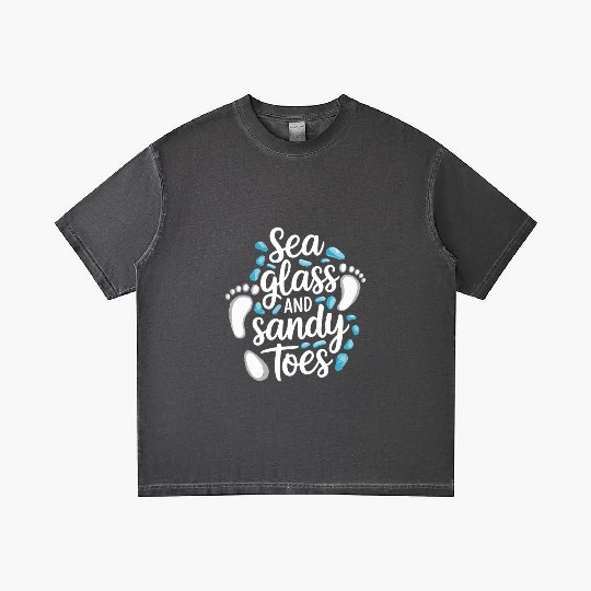 Sea Glass Hunters Collecting Ocean Treasures Gradient T Shirts