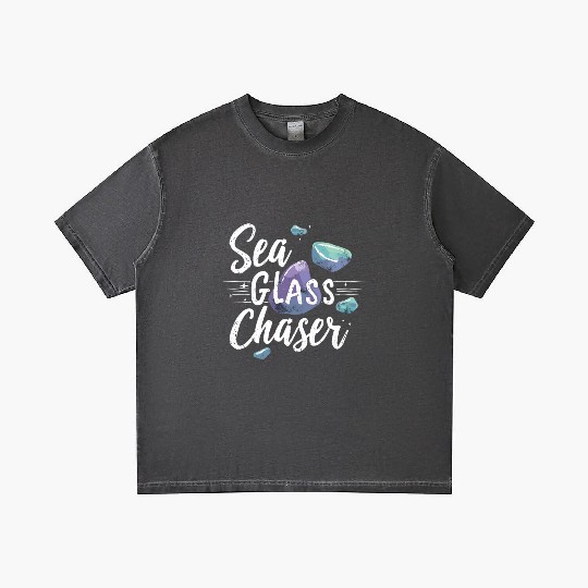 Sea Glass Hunters Collecting Ocean Treasures Gradient T Shirts