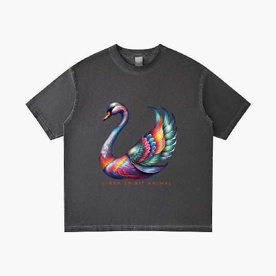 Libra Spirit Animal Swan Alebrije Gradient T Shirts