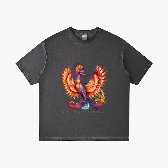 Scorpio Spirit Animal Phenix Alebrije Female Gradient T Shirts