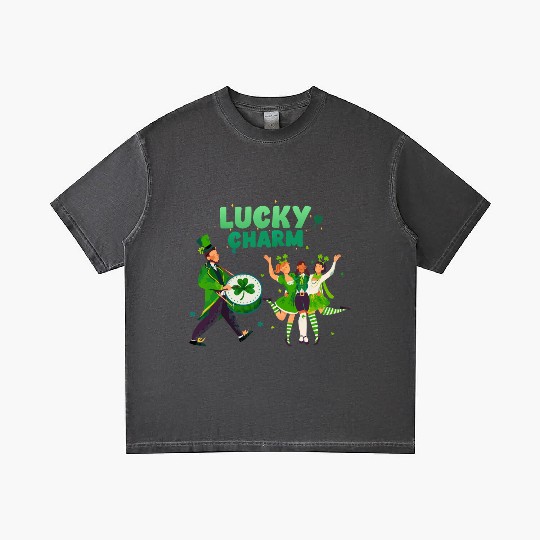 Lucky Charm Unisex Lightweight Crewneck Gradient T Shirts