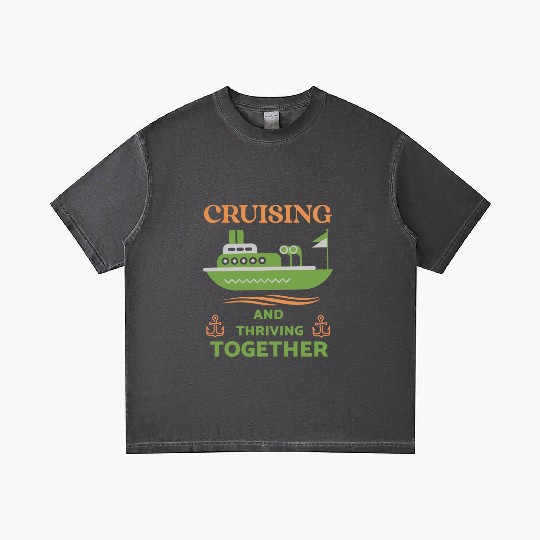 Cruising and Thriving Together Gradient T Shirts