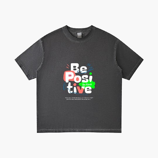 Positive Vibes Only Gradient T Shirts! Be Positive Be Kind.