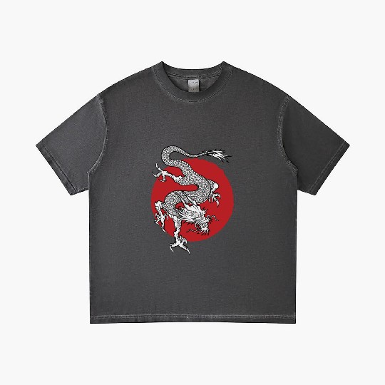 Japanese Fantasy Dragon Gradient T Shirts