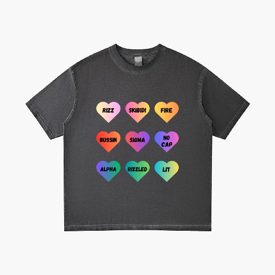 Skibidi Valentine's Day - Funny Valentine's Day Gradient T Shirts