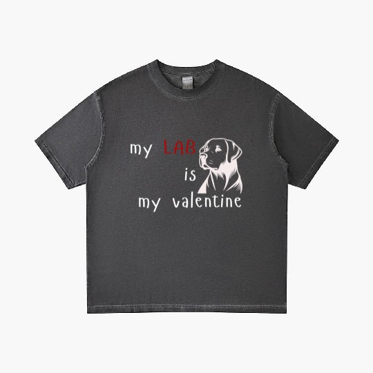 Funny lab icon for women my lab is my valentine Gradient T Shirts