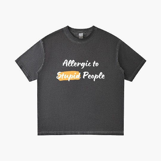 Alergic to Stupid People Gradient T Shirts