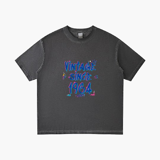 Vintage Since 1964 Hip-Hop Graffiti Glitch 61st Gradient T Shirts